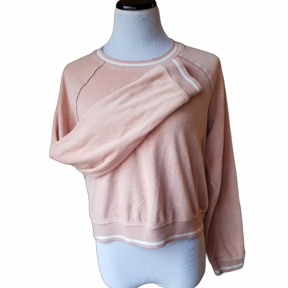 Vintage style velour sweatshirt